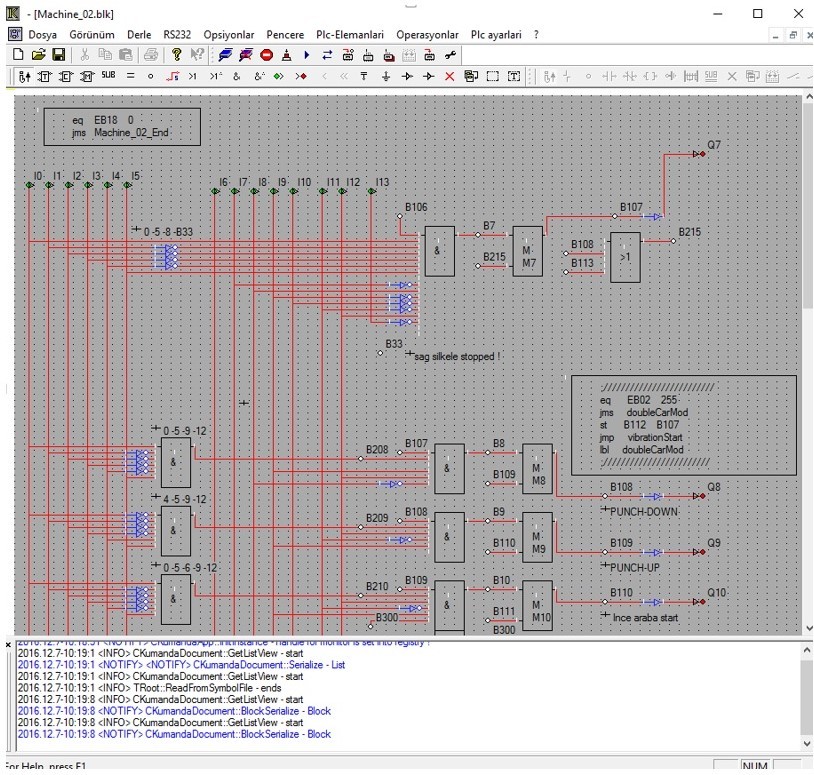 PLC (Kumanda) PLC (Kumanda)